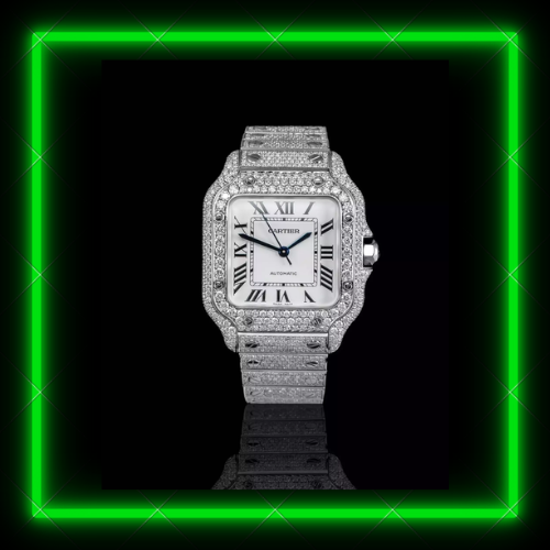 Iced Out Cartier Santos dostawca